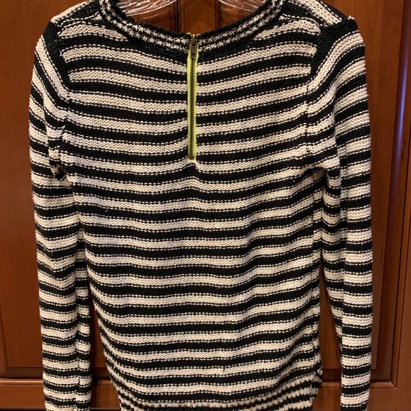 Aeropostale black and white striped sweater - Picture 2 of 4